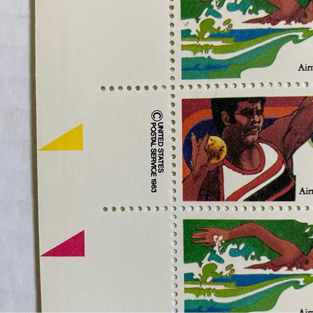 1983 40 cent 1984 Olympics Airmail Full Sheet of 50 Scott #C105-C108 Mint NH